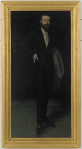 Composizione in nero: Ritratto di F.R. Leyland, c.1870 da James Abbott McNeill Whistler